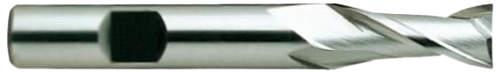 Фреза концевая 5X6X8X52 HSS End MILL HSSCo8 с 2-мя зубьями с углом спирали 30° укороченная