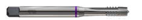 Метчик из быстрорежущей стали шахматный машинный SPIRAL POINT HSS-PM DIN371 для метрической резьбы ISO-DIN 13 с винтовой подточкой, M8X1.25 6H 90.0L