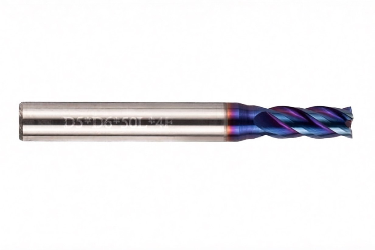 Фреза концевая твердосплавная CLF-3x4x9x50 4Z nACo-Blue 65HRC