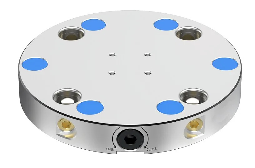 Плита Zero-Point S96P-176V1 круглая быстросменная с ручным зажимом
