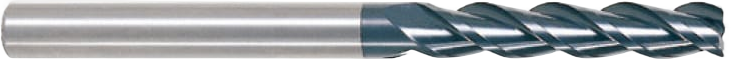 Фреза концевая твердосплавная 12(R0.5)x12x45x100 радиусная D-POWER с 3-мя зубьями удлиненная